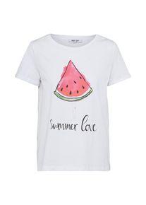 ABOUT YOU, Damen Shirt 'Mele', Weiß