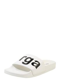 Superga, Damen Pantolette, Schwarz / Wei&szlig;