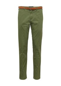 Scotch & Soda SCOTCH & SODA, Herren Hose 'Stuart in peached twill with belt', Khaki