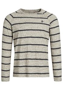Khujo, Herren Longsleeve 'RAVEK', Graumeliert / Schwarz