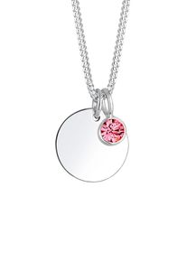 Elli, Damen Halskette, Pink / Silber