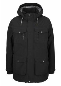 Polarino, Herren Funktionsparka, Schwarz