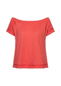 s.Oliver RED LABEL, Damen Off-Shoulder Shirt, Feuerrot