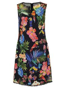 All Yours, Damen Kleid, Mischfarben / Schwarz