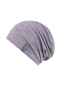 Chillouts, Damen Beanie 'Leeds', Grau / Lila
