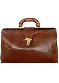 The Bridge, Herren Today Business Doktorkoffer Leder 37 cm, Kastanienbraun