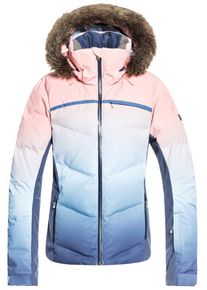 Roxy, Damen Jacke 'Snowstorm', Himmelblau / Hellblau / Rosa / Weiß