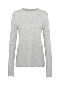 Tom Tailor, Damen Pullover 'degrade glimmer', Silbergrau