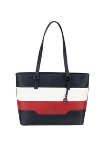 L.Credi, Damen Shopper 'Cinda', Nachtblau / Rot / Weiß