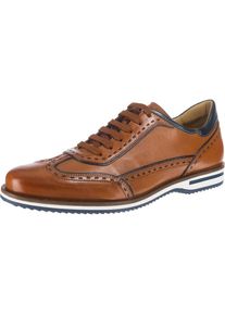 Galizio Torresi, Herren Schnürschuhe 'Lucca', Navy / Braun