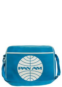 logoshirt, Damen Tasche 'Pan Am', Himmelblau / Wei&szlig;