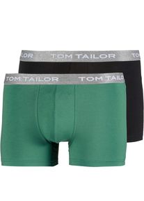 Tom Tailor, Herren Boxer, Grün / Schwarz