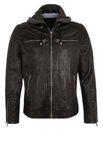 Stones, Herren Jacke 'Bent', Schwarz