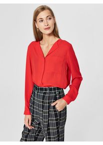 Selected Femme, Damen Langarmhemd, Hellrot