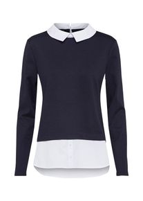 Only, Damen Pullover 'Cally', Nachtblau / Wei&szlig;
