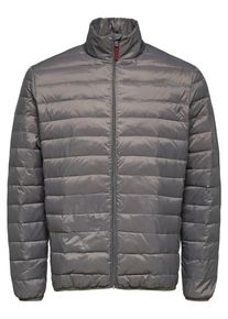 Selected Homme, Herren Jacke, Rauchgrau / Himbeer