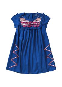 JETTE by Staccato, Mädchen Kleid, Blau / Orange / Pink / Weiß