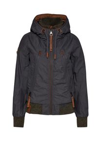 Naketano, Damen Outdoorjacke, Nachtblau / Rostbraun / Braunmeliert