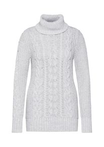 GAP, Damen Pullover 'SH CABLE TNECK', Hellgrau