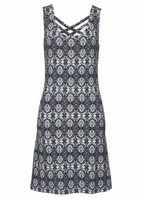 Buffalo, Damen Strandkleid, Anthrazit / Naturweiß