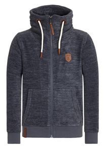 Naketano, Herren Fleecejacke 'Der Gedudelte pimped', Indigo