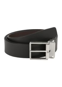 Calvin Klein, Herren Lederg&uuml;rtel 'FORMAL' 3.5cm, Braun / Schwarz