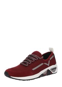 Diesel, Damen Sneaker, Hellgrau / Bordeaux