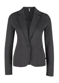 Q/S Designed By, Damen Blazer, Dunkelgrau