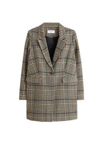Violeta by Mango, Damen Mantel 'Emma', Beige / Braun / Dunkelgr&uuml;n / Wei&szlig;