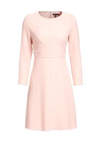 Apart, Damen Etuikleid mit dekorativen L&auml;ngstn&auml;hten, Rosa