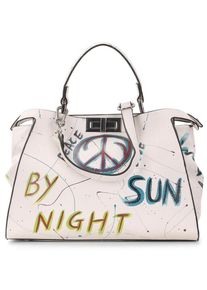 SURI FREY, Damen Shopper 'Joy - Peace', Blau / Mischfarben / Rot / Weiß