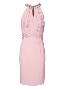 Heine, Damen Cocktailkleid Neckholder, Rosé