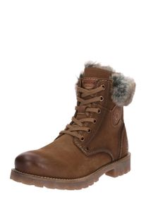 Dockers by Gerli, Damen Schnürstiefel, Braun