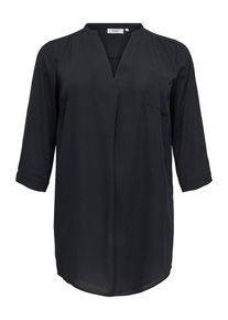 Only Carmakoma, Damen Bluse 'Lavender', Schwarz