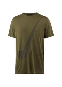 Nike, Herren Nike Breathe Hyper Dry Funktionsshirt, Grau / Oliv