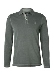 Marc O'Polo Marc O'Polo, Herren Polo-Shirt Longsleeve, Dunkelgrün