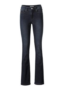 Heine, Damen Bodyform-Bootcut-Jeans mit Coolmax-Funktion, Blue Denim