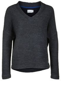 Marc O'Polo Marc O'Polo DENIM, Damen Pullover 'MIT TIEFEM V-NECK', Dunkelgrau