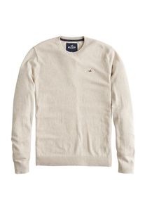 Hollister, Herren Pullover 'FG CORE CREW', Sand