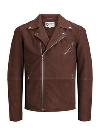 Jack & Jones JACK & JONES, Herren Lederjacke, Rot