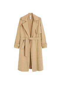 Mango, Damen Trenchcoat 'Taxi', Dunkelbeige / Braun