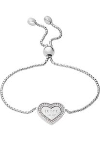 JETTE, Damen Silver Armband, Silber