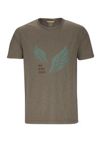 Camel Active, Herren T-Shirt, Jade / Grasgr&uuml;n / Burgunder