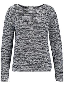Gerry Weber, Damen Pullover, Nachtblau / Wei&szlig;