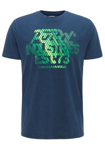 PETROL INDUSTRIES, Herren T-Shirt, Blau / Grasgrün