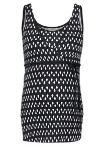 Noppies, Damen Top 'Pene Aop', Schwarz / Wei&szlig;