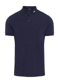 J. Lindeberg J.Lindeberg, Herren Poloshirt 'KV TX Jersey', Navy / Weiß