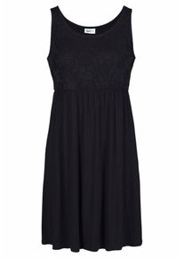 Beach Time, Damen Strandkleid, Schwarz