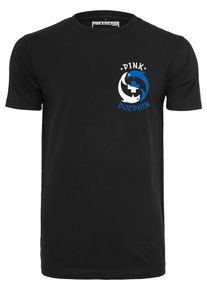 Mister Tee, Herren T-Shirt, Blau / Schwarz / Weiß