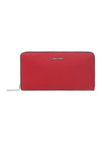 Calvin Klein, Damen Geldbörse 'SM RACE LARGE ZIPAROUND', Rot